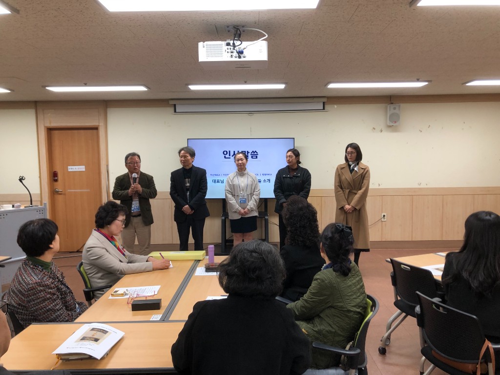 창원지역 5개 YM/YWCA 합동기도회 가져